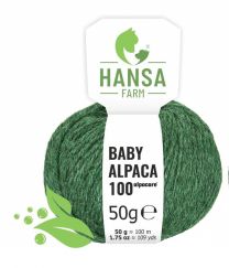 100% Baby Alpakawolle alpacare Smaragd 50g